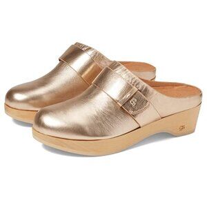 Gentle Souls by Kenneth Cole Women's Henley Slip On Clogs Rose Gold Size 6.5